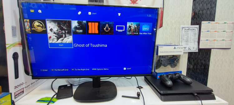 کنسول بازی سونی Playstation 4 Slim کپیخور 1 ترابایت فول گیم با دسته اضافی = کارکرده