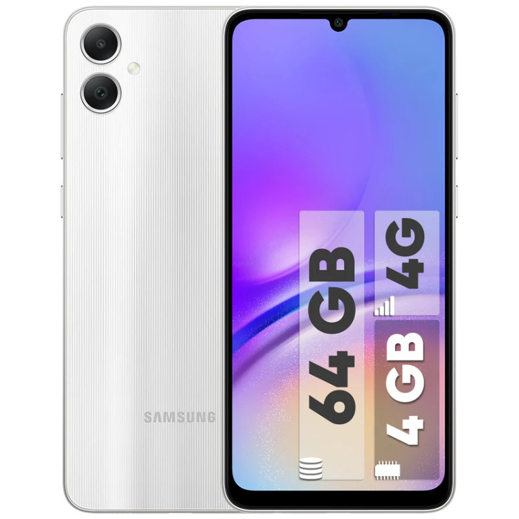 گوشی موبایل سامسونگ مدل Galaxy A05 دو سیم کارت ظرفیت 64 گیگابایت و رم 4 گیگابایت=کارکرده